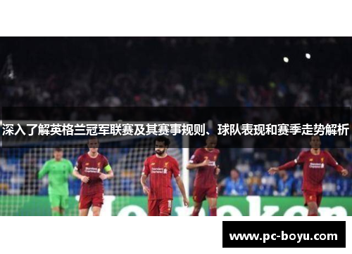 深入了解英格兰冠军联赛及其赛事规则、球队表现和赛季走势解析